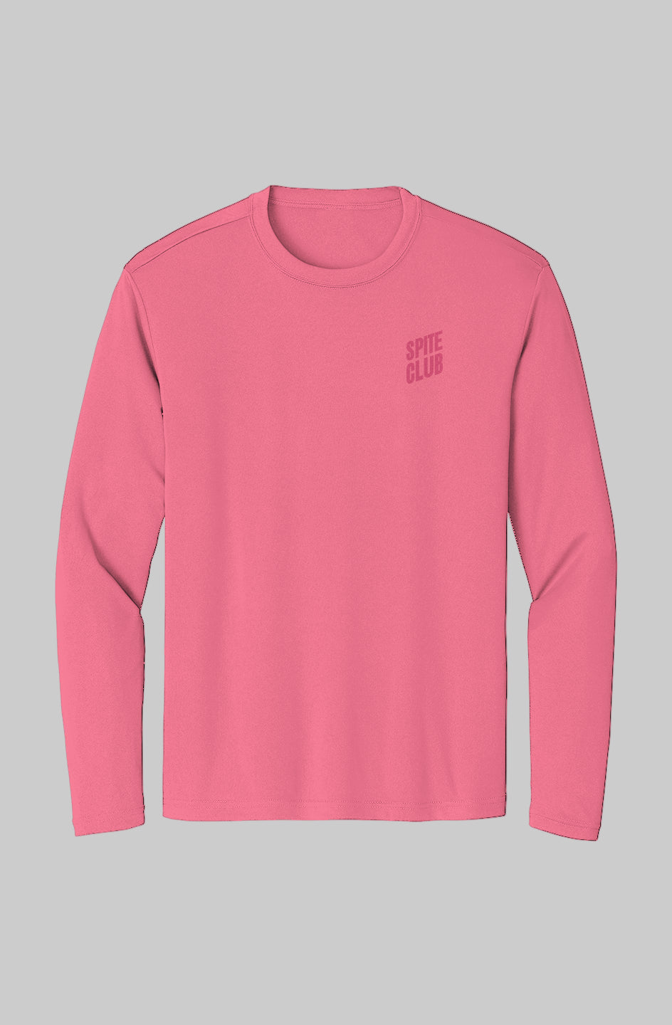Foundation Long Sleeve Tee - Neon Pink