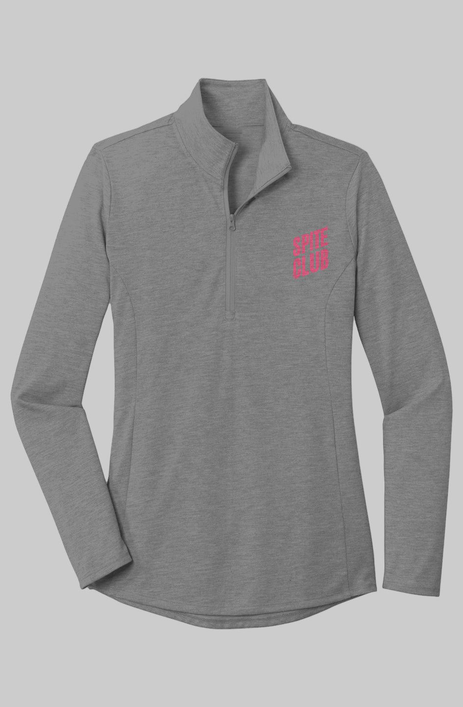 Womens Foundation 1/4 Zip - Dark Grey Heather