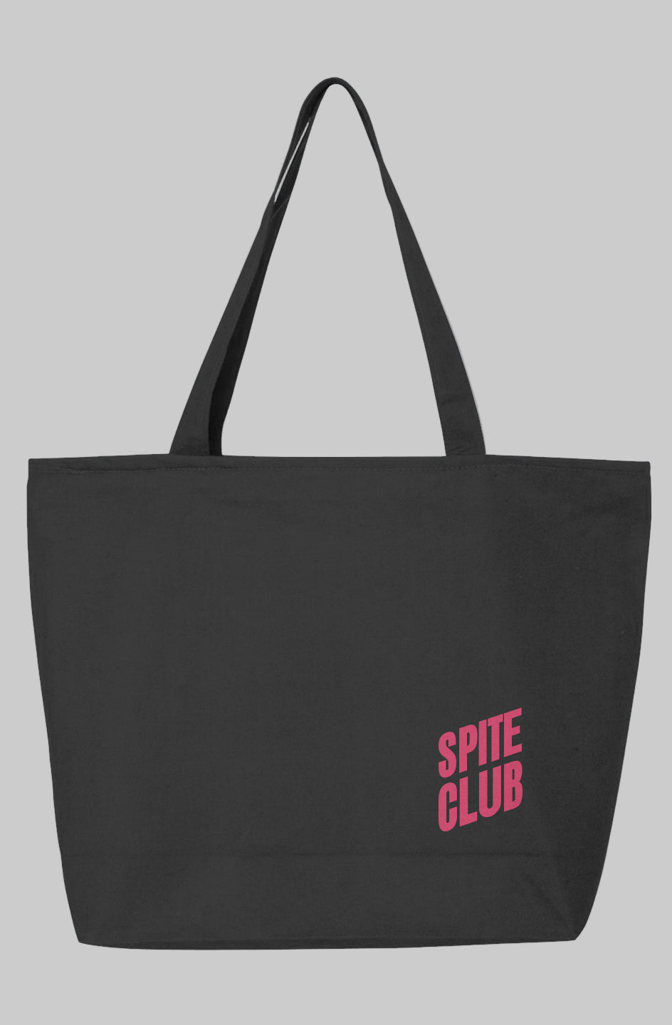Zippered Spite Tote - Black