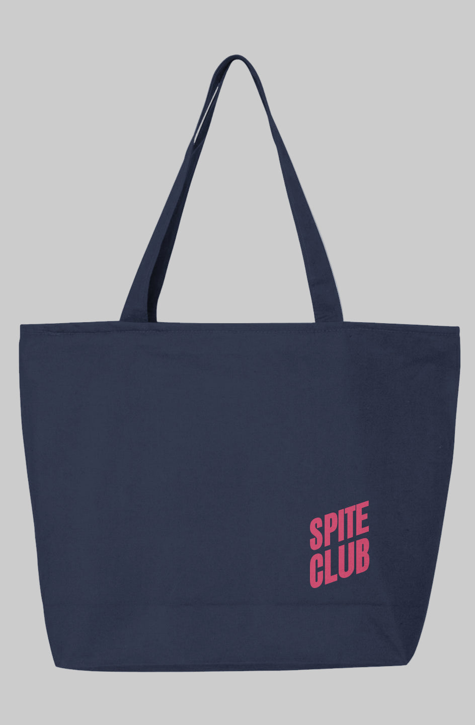 Zippered Spite Tote - Navy